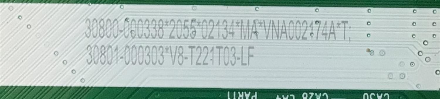 MAIN FUENTE PARA TCL / NUMERO DE PARTE 30800-000338 / 40-MT21K2-MPB2HG / 30801-000303 / V8-T221T03-LF / 11602-500289 / MT9221 / PANEL LVF395NDEL / DISPLAY V400HJ9-PE1 / MODELO 40S330 - Imagen 2